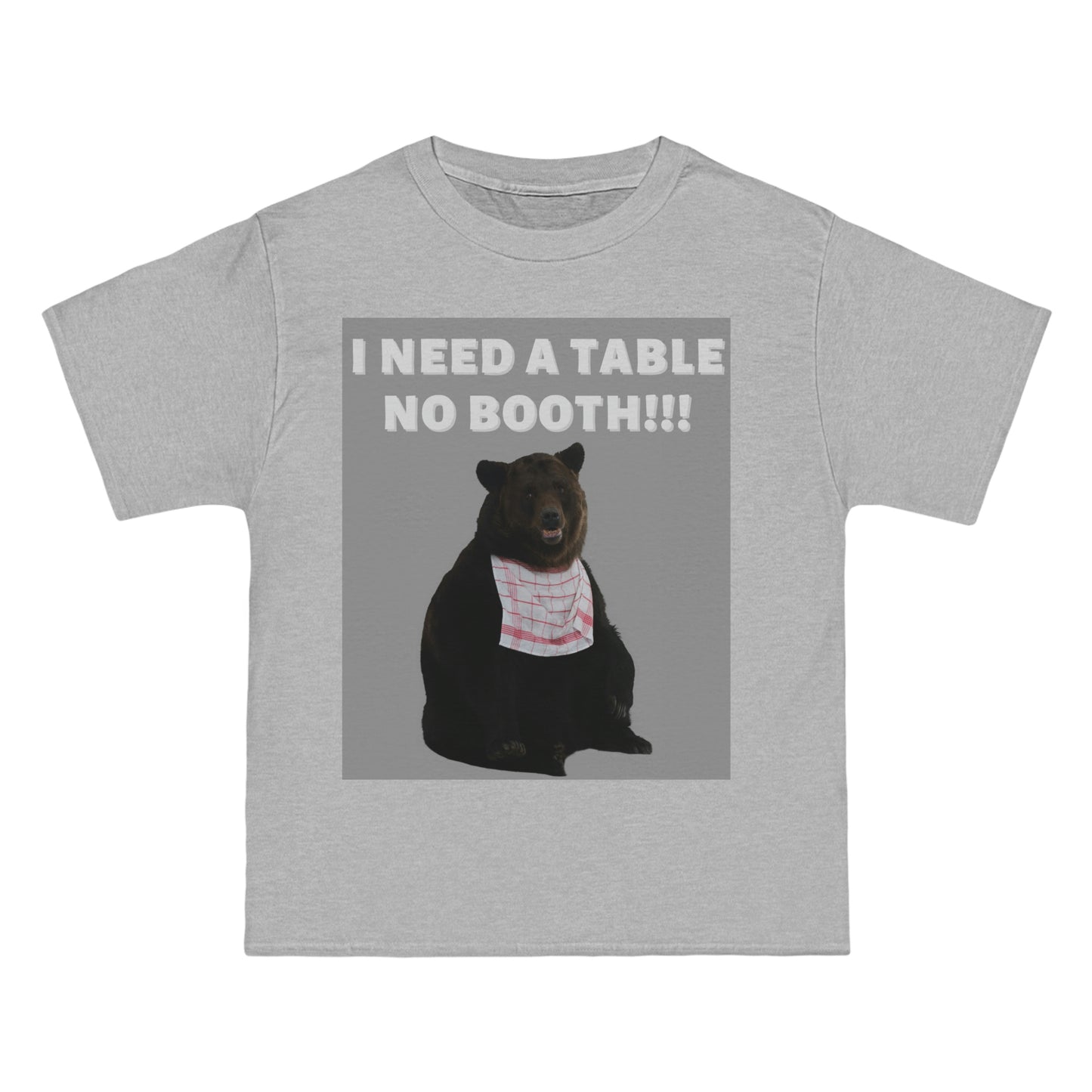 "NO BOOTH" Beefy-T® Short-Sleeve T-Shirt
