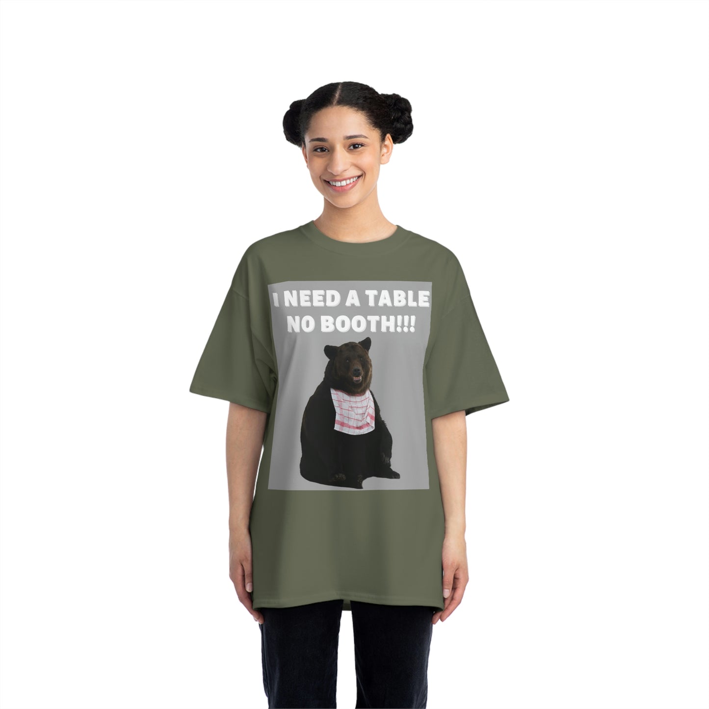 "NO BOOTH" Beefy-T® Short-Sleeve T-Shirt