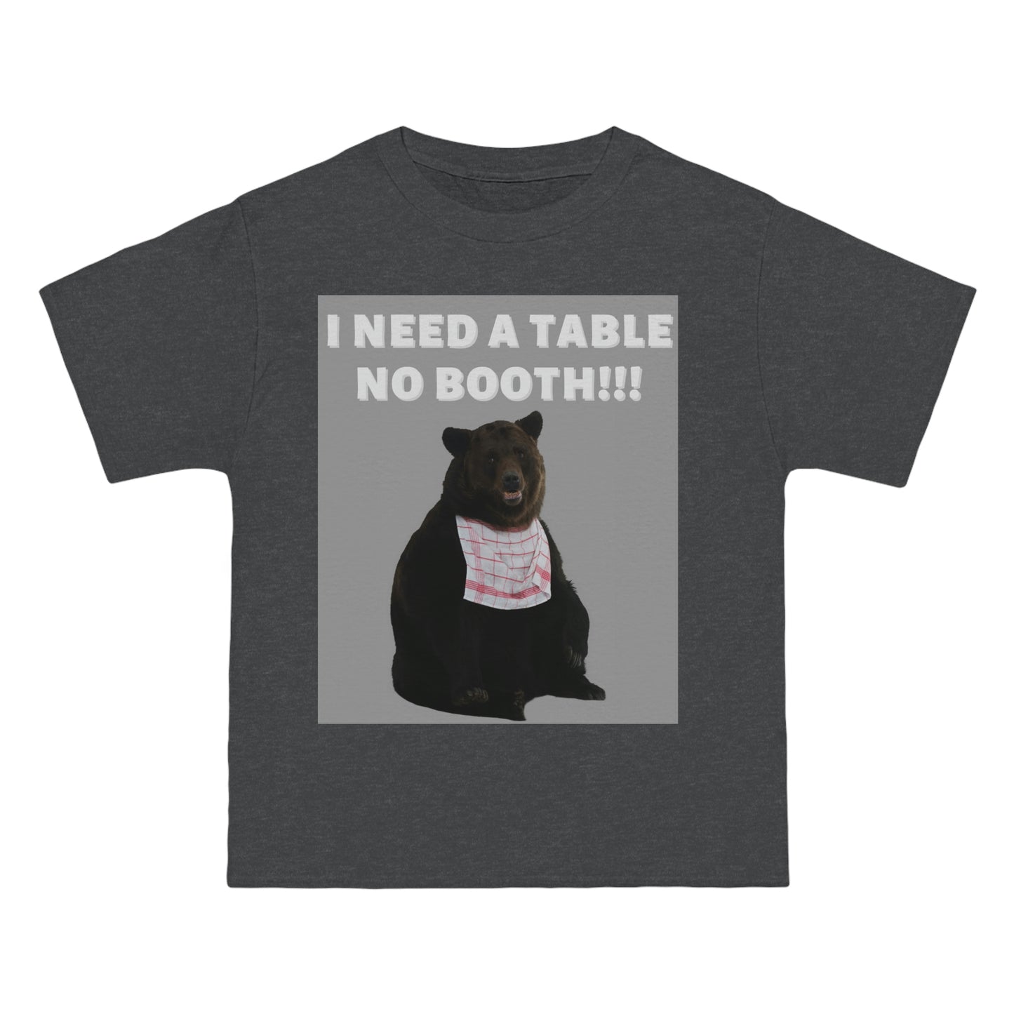 "NO BOOTH" Beefy-T®  Short-Sleeve T-Shirt