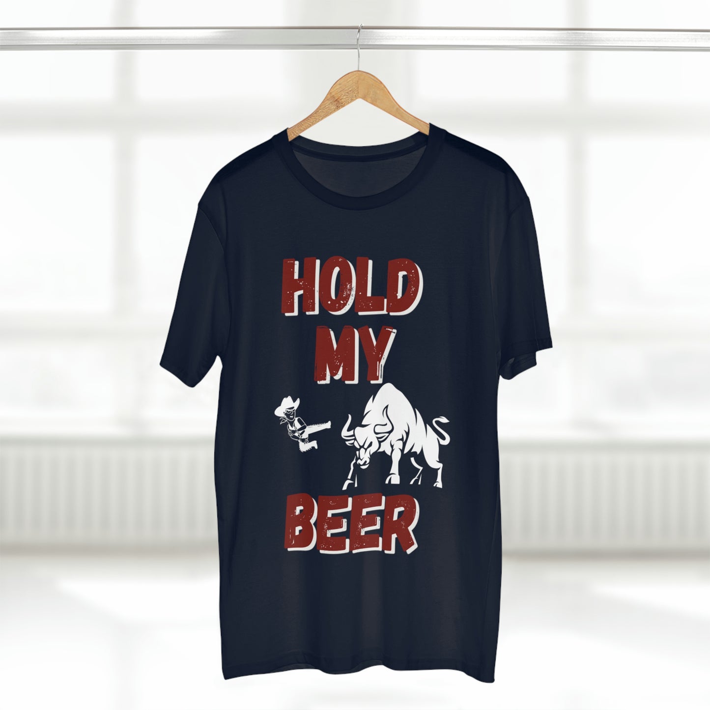 "HOLD MY BEER" Men's Staple Tee
