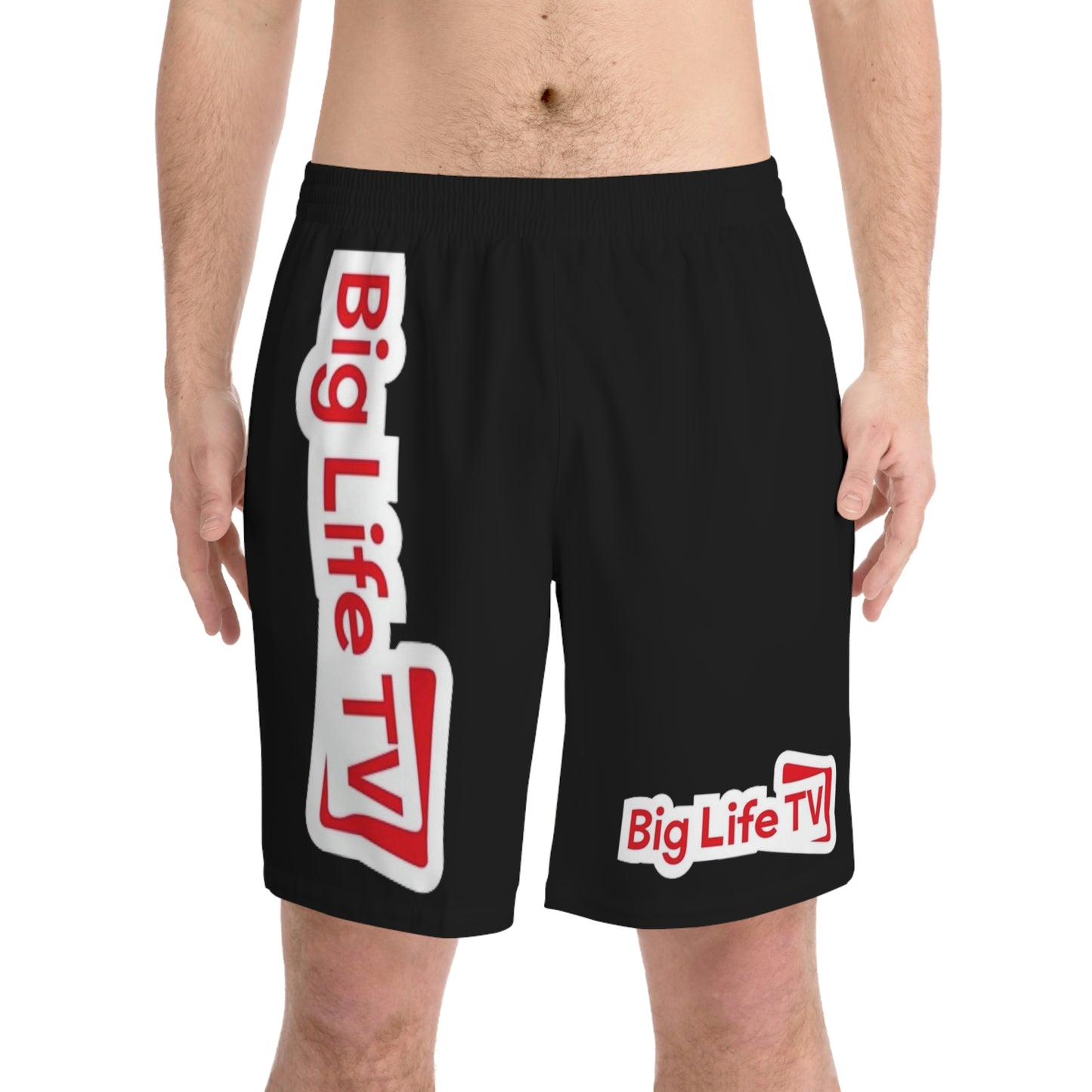 Big Life TV's Men's Elastic Beach Shorts