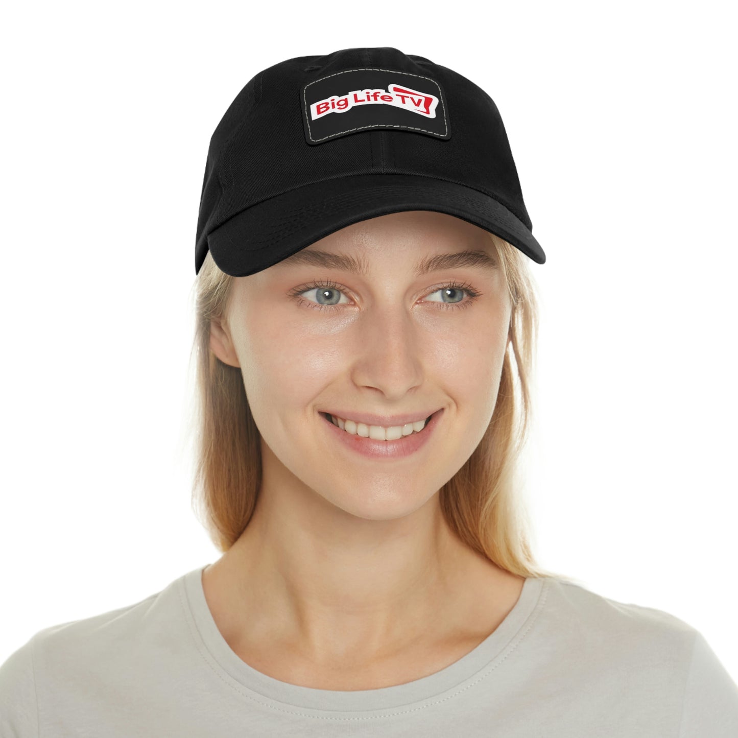 Big Life TV's Dad Hat with Leather Patch