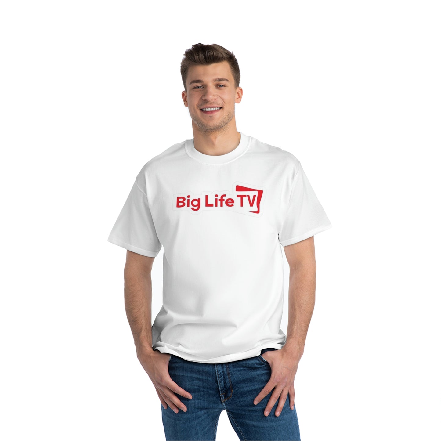 "BIG LIFE TV" PROMO Beefy-T®  Short-Sleeve T-Shirt