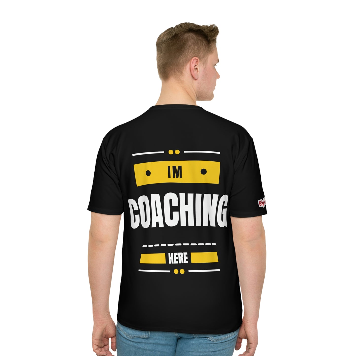 "I'M COACHING" Men's Loose T-shirt (AOP)