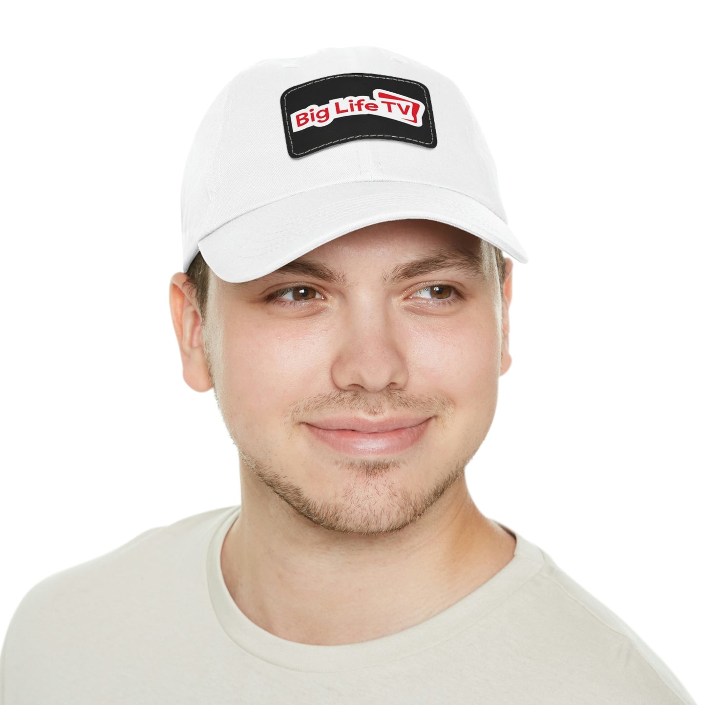 Big Life TV's Dad Hat with Leather Patch
