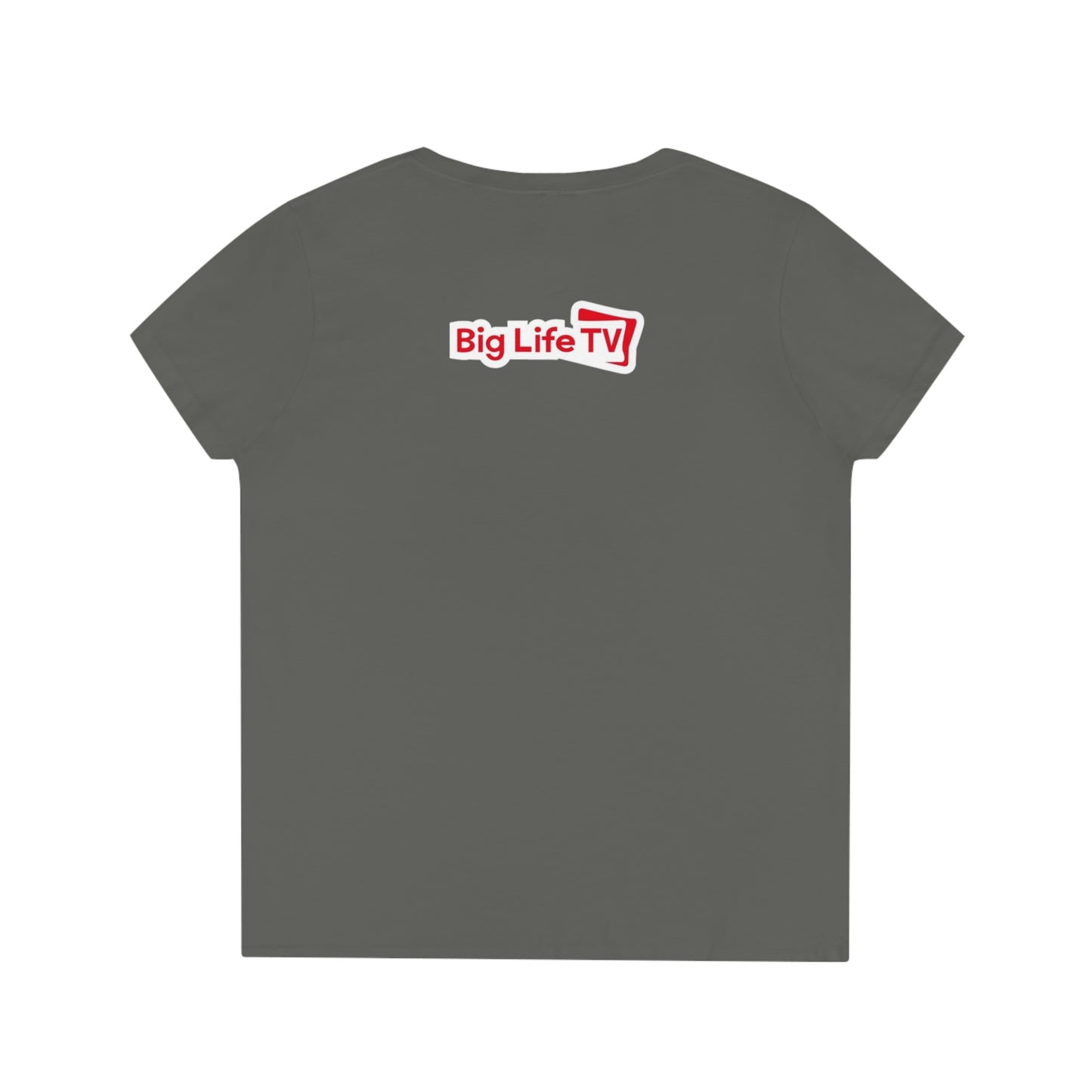 "100% Pure Woman" Ladies' V-Neck T-Shirt