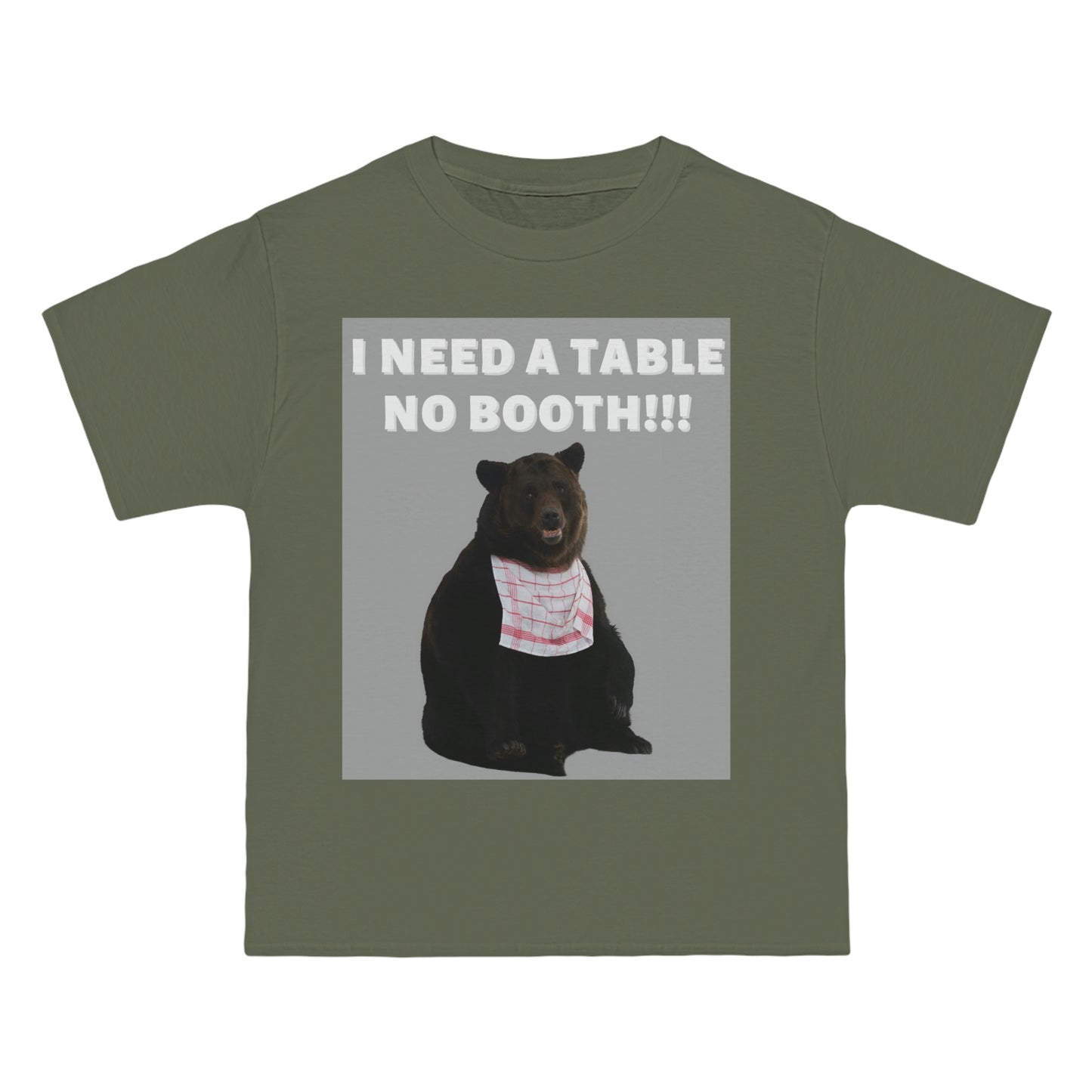 "NO BOOTH" Beefy-T®  Short-Sleeve T-Shirt