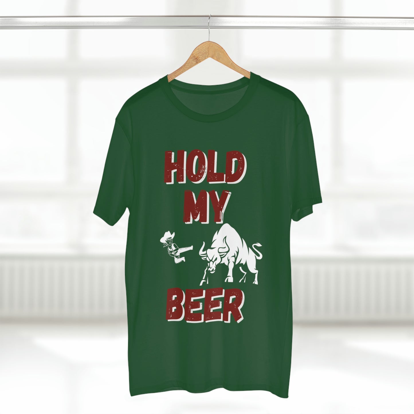 "HOLD MY BEER" Men's Staple Tee