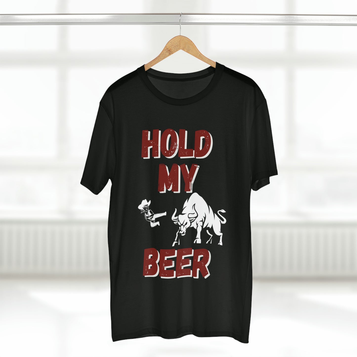 "HOLD MY BEER" Men's Staple Tee