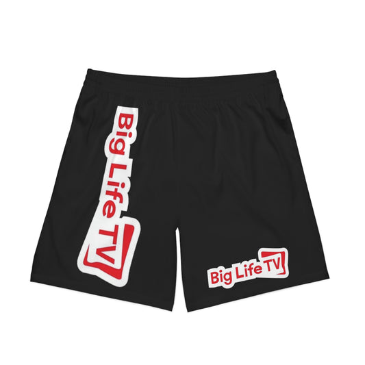 Big Life TV's Men's Elastic Beach Shorts