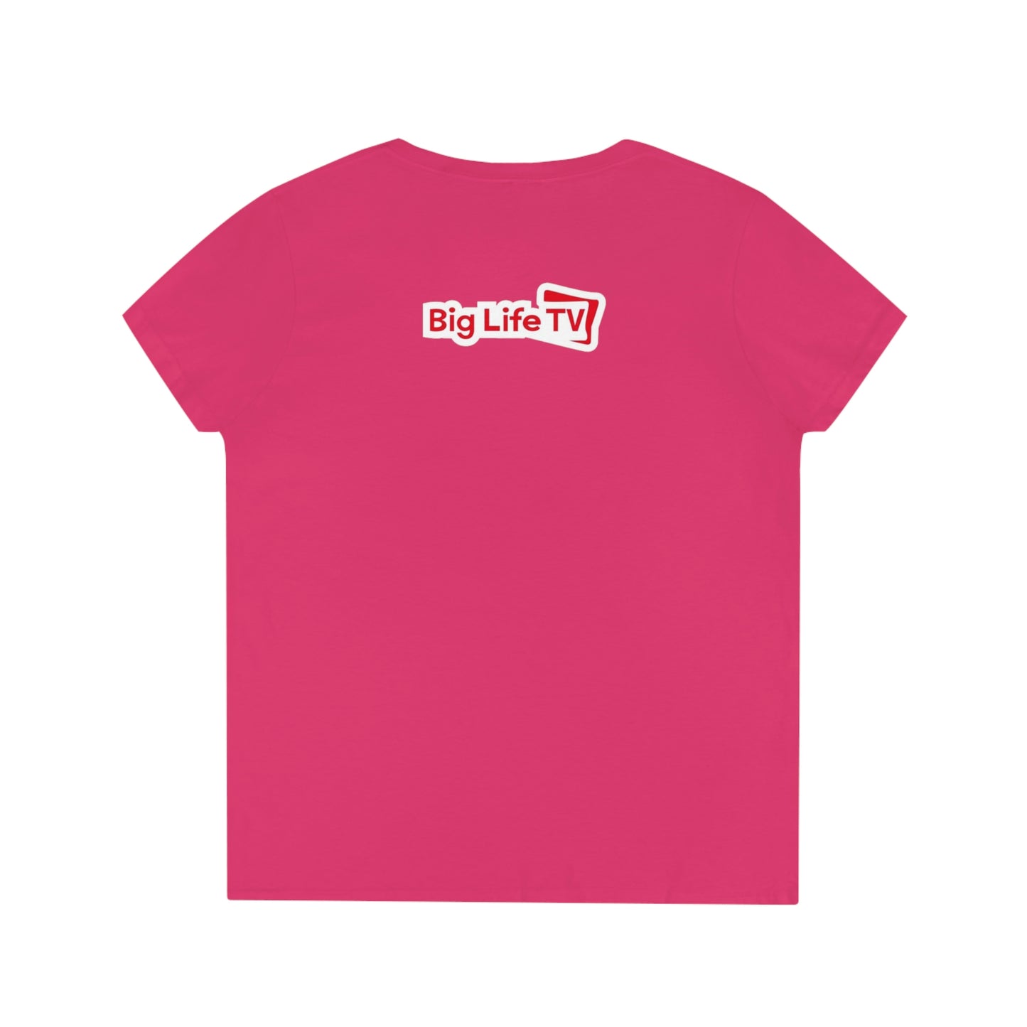"100% Pure Woman" Ladies' V-Neck T-Shirt