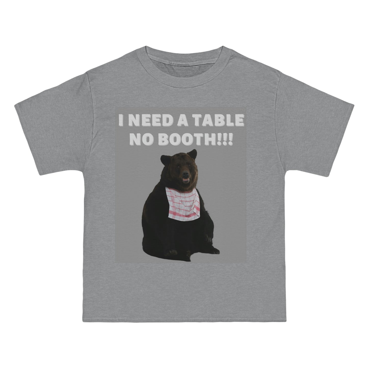 "NO BOOTH" Beefy-T®  Short-Sleeve T-Shirt